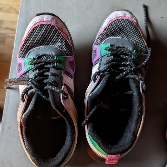 Zara MULTI-PIECE TECHNICAL SNEAKERS | US Women's 7 / Kids 4 - Picture 11 of 15